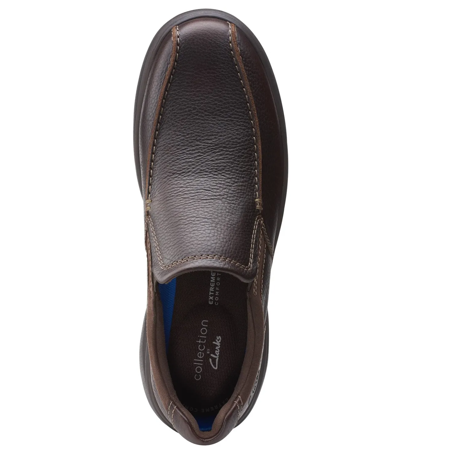 Slip-On Shoes*Clarks Men's , Bradley Step Slip-On Tan Tumbled Leather