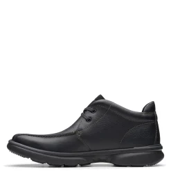 Boots*Clarks Men's , Bradley Up Boot Black Leather