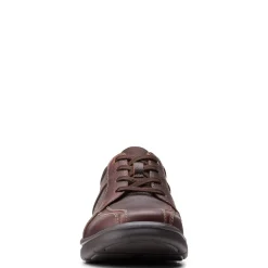 Dress*Clarks Men's , Bradley Walk Oxford Brown Tumbled