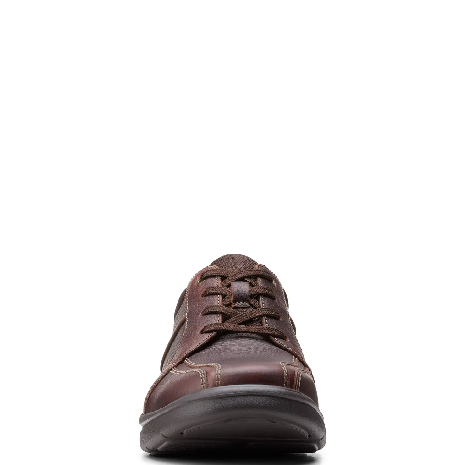 Dress*Clarks Men's , Bradley Walk Oxford Brown Tumbled