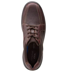 Dress*Clarks Men's , Bradley Walk Oxford Brown Tumbled