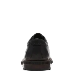 Oxfords*Clarks Men's , Burchill Derby Oxford Black Leather