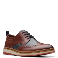 Dress*Clarks Men's , Chantry Wing Oxford British Tan Combi