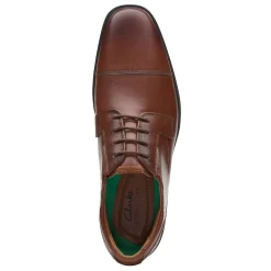 Oxfords*Clarks Men's , lite Cap Toe Oxford Tan