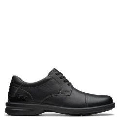 Oxfords*Clarks Men's , Gessler Cap Slip-On Black Tumbled