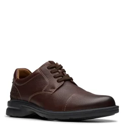 Oxfords*Clarks Men's , Gessler Cap Slip-On Brown Tumbled