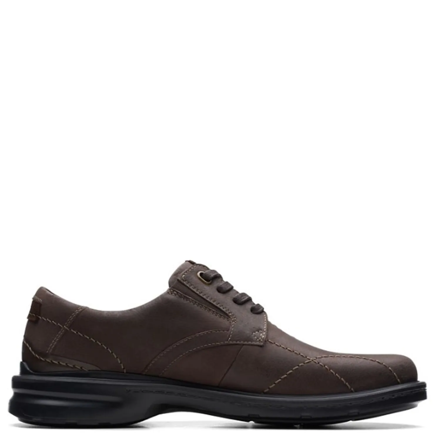 Dress*Clarks Men's , Gessler Lace Slip-On Dark Brown