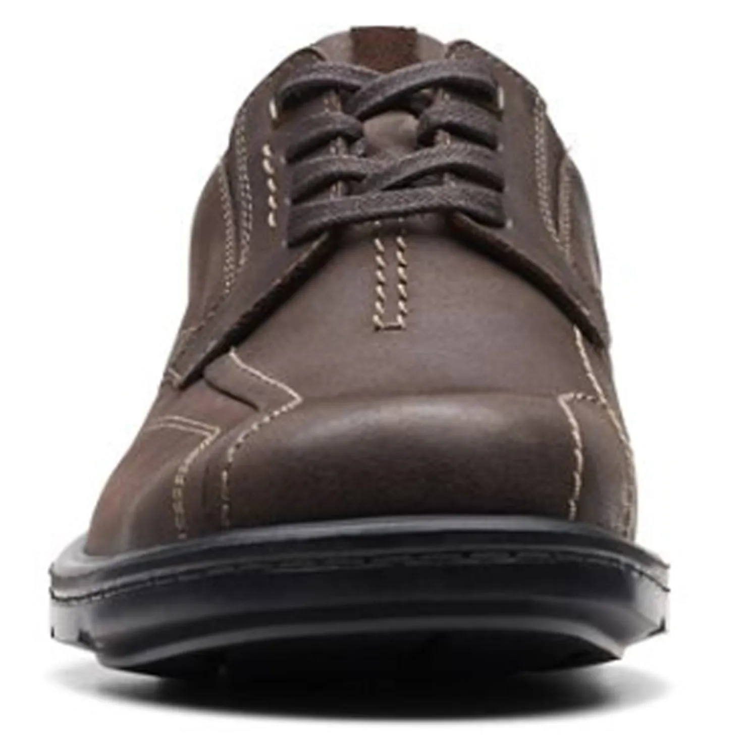 Dress*Clarks Men's , Gessler Lace Slip-On Dark Brown
