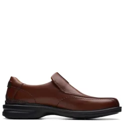 Dress*Clarks Men's , Gessler Step Slip-On Dark Tan