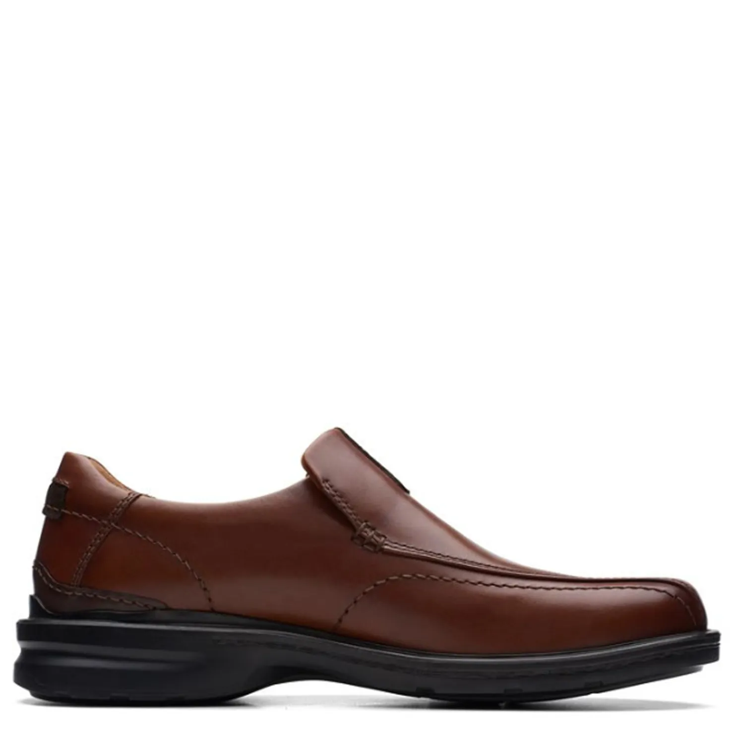 Dress*Clarks Men's , Gessler Step Slip-On Dark Tan