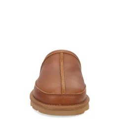 Slip-On Shoes*Clarks Men's , Leather Scuff Slipper Cashew