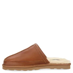 Slip-On Shoes*Clarks Men's , Leather Scuff Slipper Cashew
