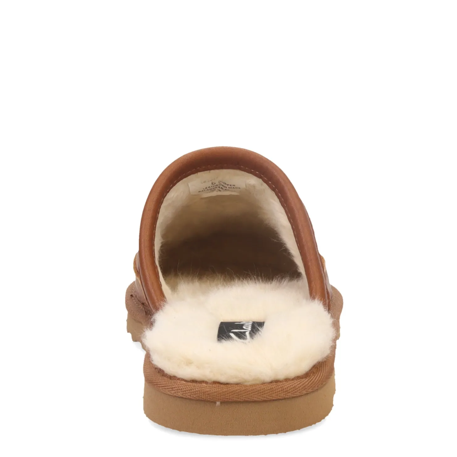 Slip-On Shoes*Clarks Men's , Leather Scuff Slipper Cashew