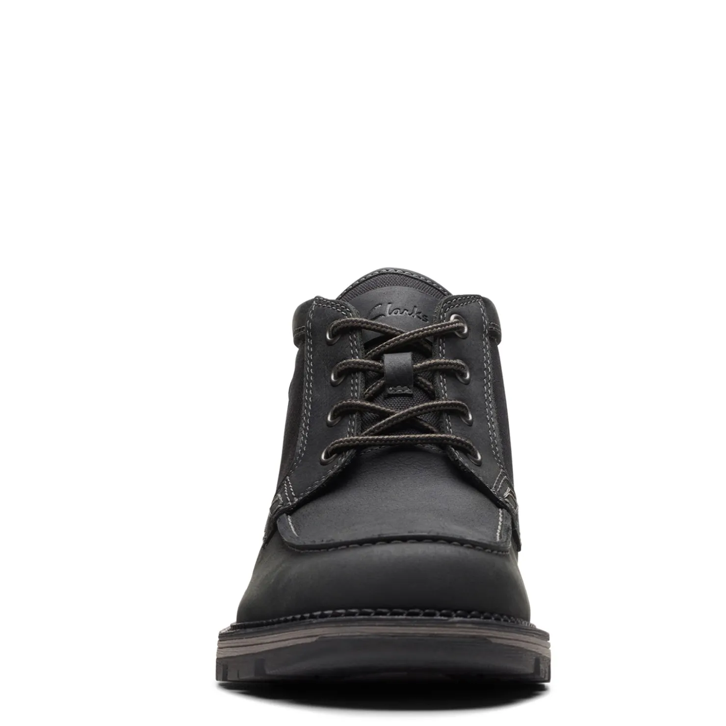 Boots*Clarks Men's , Maplewalk Moc Boot Black