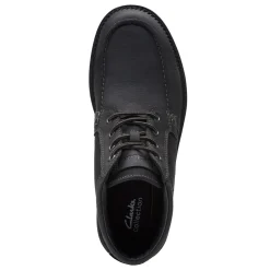 Boots*Clarks Men's , Maplewalk Moc Boot Black