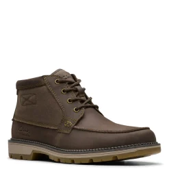 Boots*Clarks Men's , Maplewalk Moc Boot Brown