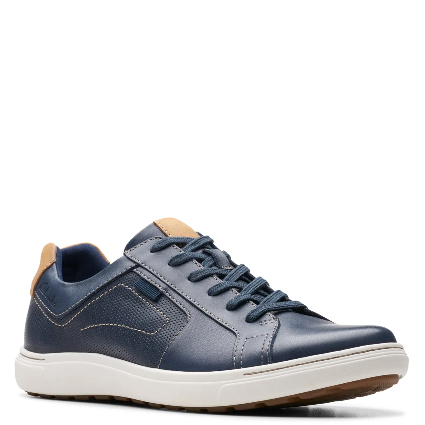 Sneakers & Athletics*Clarks Men's , Mapstone Lace Sneaker Navy Leather