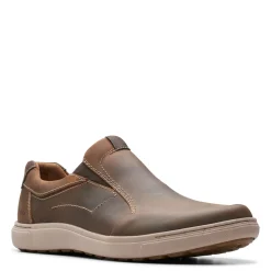 Slip-On Shoes*Clarks Men's , Mapstone Step Sneaker Beeswax Leather
