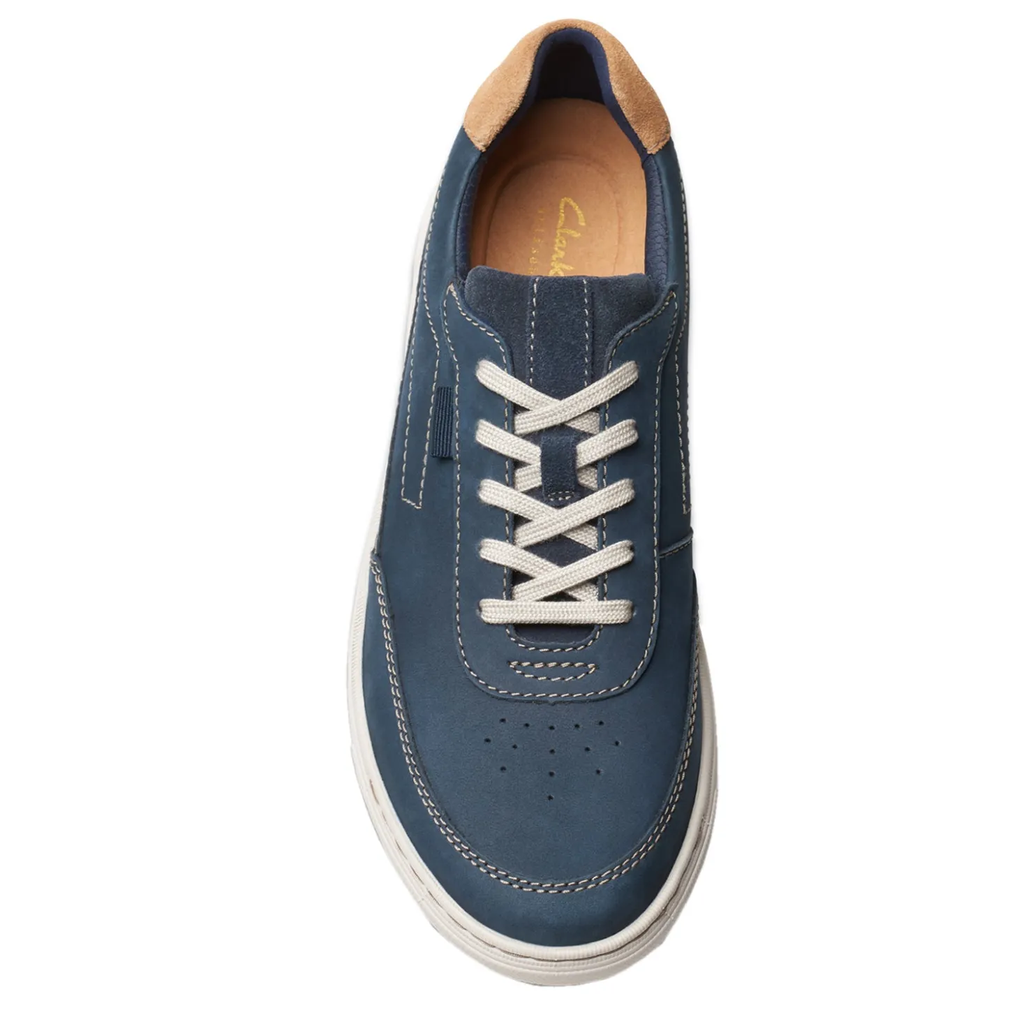 Oxfords*Clarks Men's , Mapstone Trail Sneaker Navy Nubuck