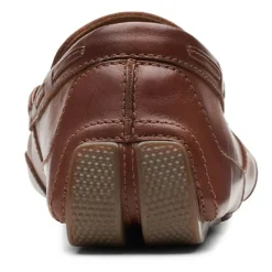 Loafers*Clarks Men's , Markman Lace Loafer Dark Tan