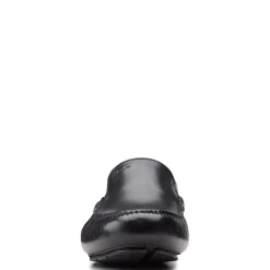 Loafers*Clarks Men's , Markman Plain Loafer Black