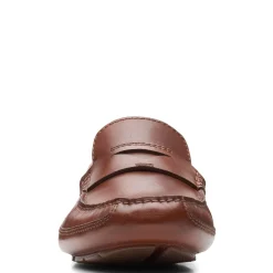 Dress*Clarks Men's , Markman Way Loafer Dark Tan
