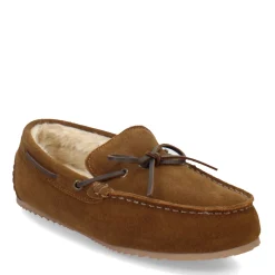 Slippers*Clarks Men's , Moccasin Slipper Brown