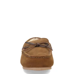 Slippers*Clarks Men's , Moccasin Slipper Brown