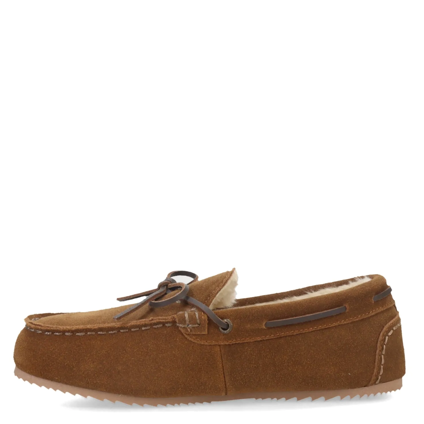 Slippers*Clarks Men's , Moccasin Slipper Brown