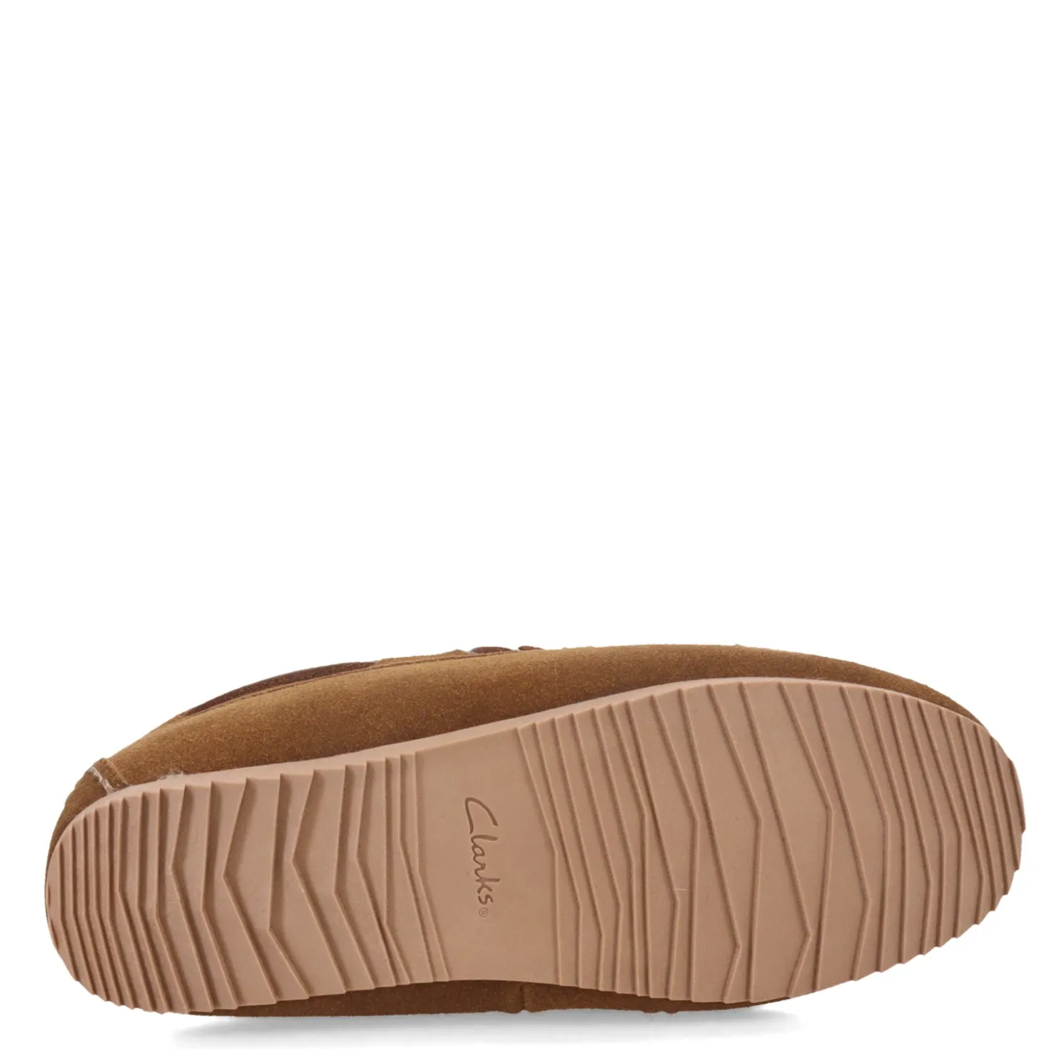 Slippers*Clarks Men's , Moccasin Slipper Brown