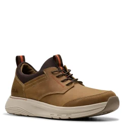Sneakers & Athletics*Clarks Men's , Motion Trek EZ Sneaker Dark Tan Leather
