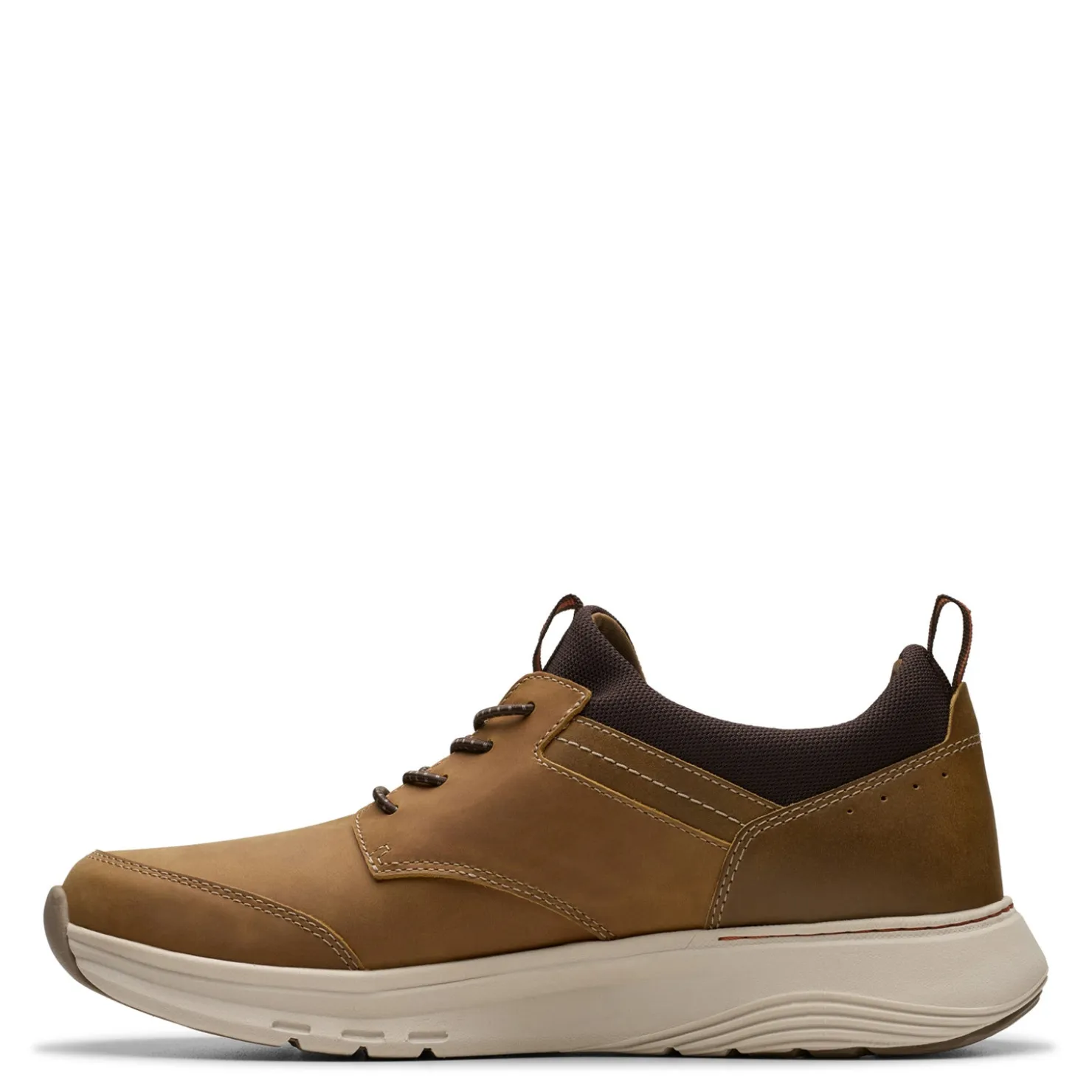 Sneakers & Athletics*Clarks Men's , Motion Trek EZ Sneaker Dark Tan Leather