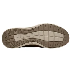 Sneakers & Athletics*Clarks Men's , Motion Trek EZ Sneaker Dark Tan Leather