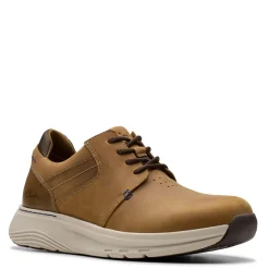 Oxfords*Clarks Men's , Motion Trek PT Slip-On Dark Tan Leather
