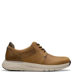 Oxfords*Clarks Men's , Motion Trek PT Slip-On Dark Tan Leather
