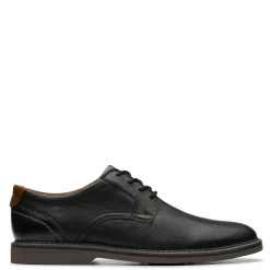 Oxfords*Clarks Men's , Radcliff Low Oxford Black Leather