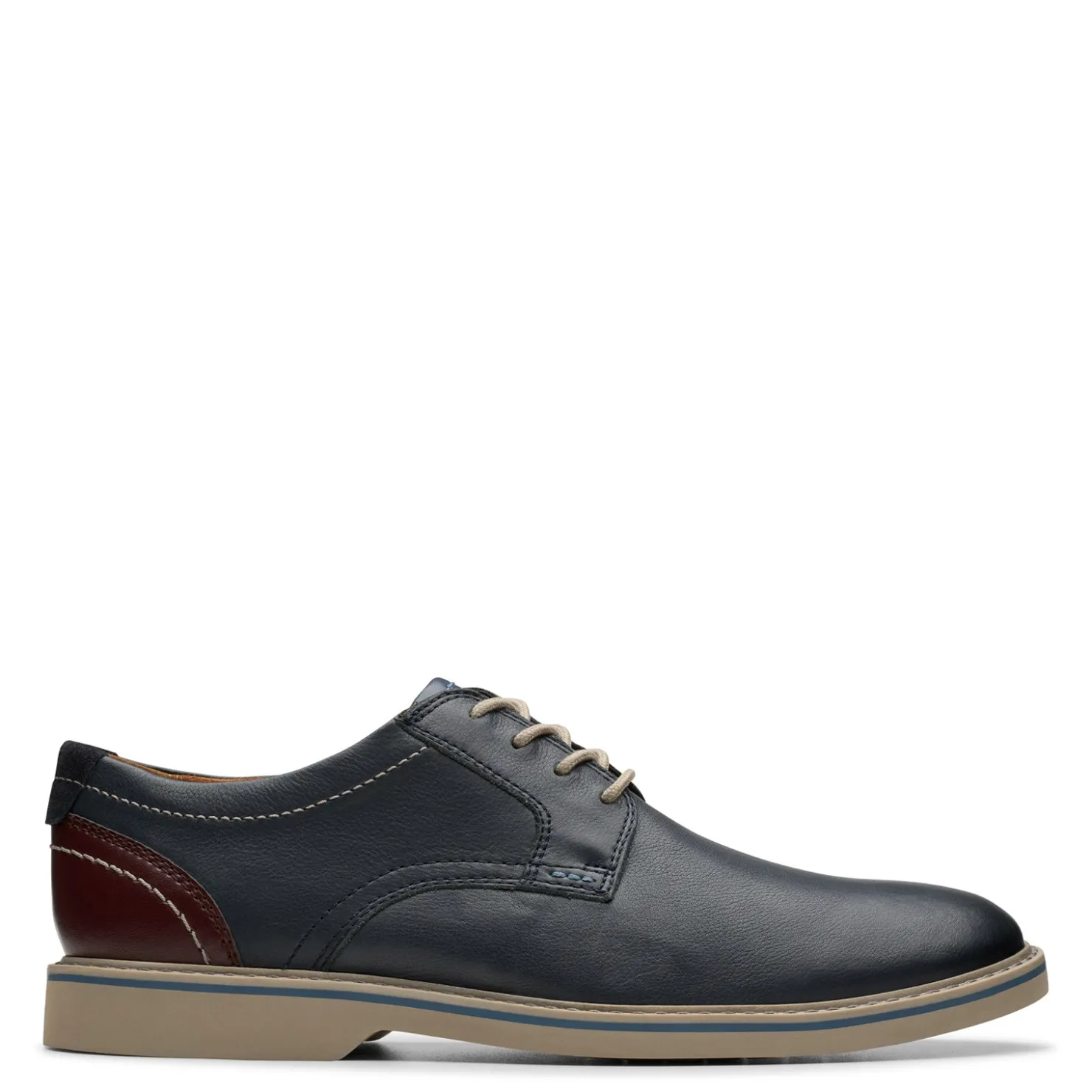 Oxfords*Clarks Men's , Radcliff Low Oxford Navy Leather