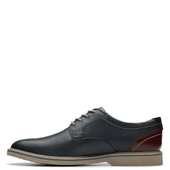 Oxfords*Clarks Men's , Radcliff Low Oxford Navy Leather