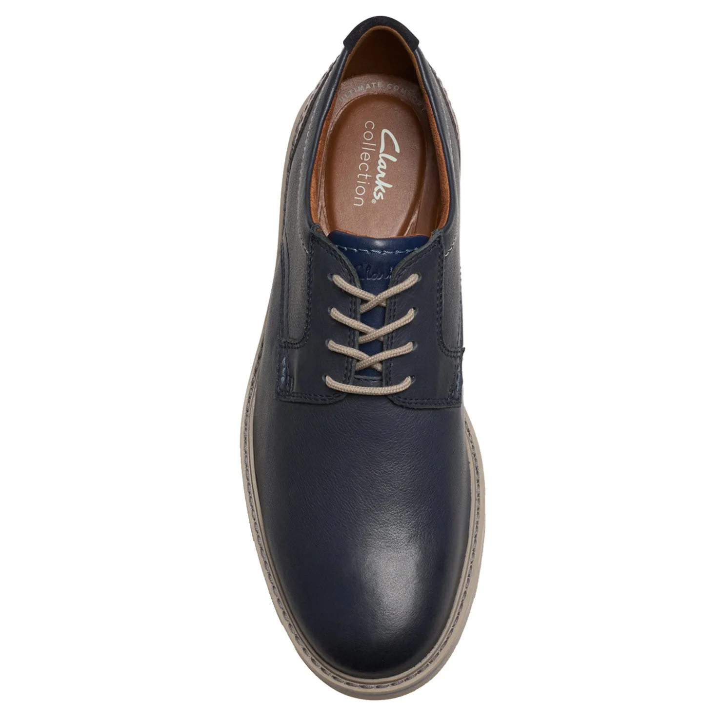 Oxfords*Clarks Men's , Radcliff Low Oxford Navy Leather
