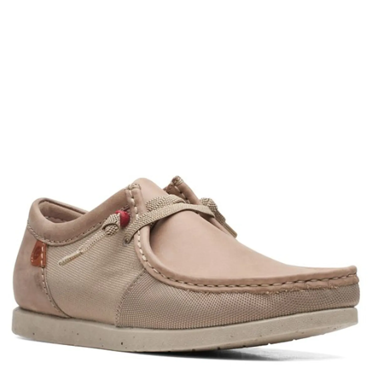 Sneakers & Athletics*Clarks Men's , ShacreLite Moc Beige Fabric
