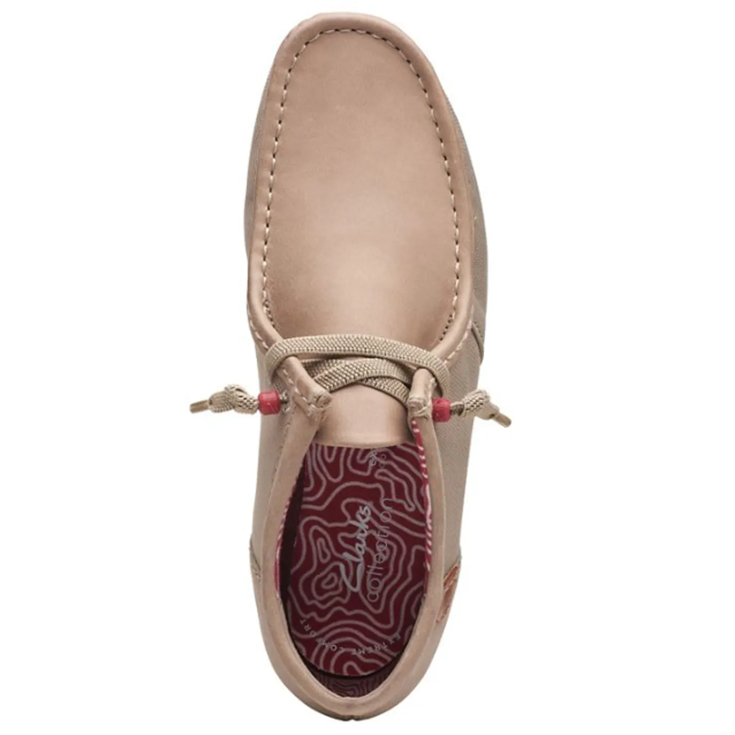 Sneakers & Athletics*Clarks Men's , ShacreLite Moc Beige Fabric