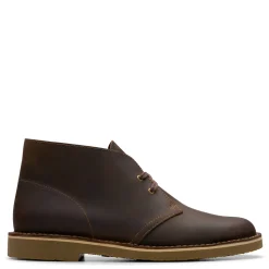 Boots*Clarks Men's , Shepton Chukka Boot Beeswax Leather