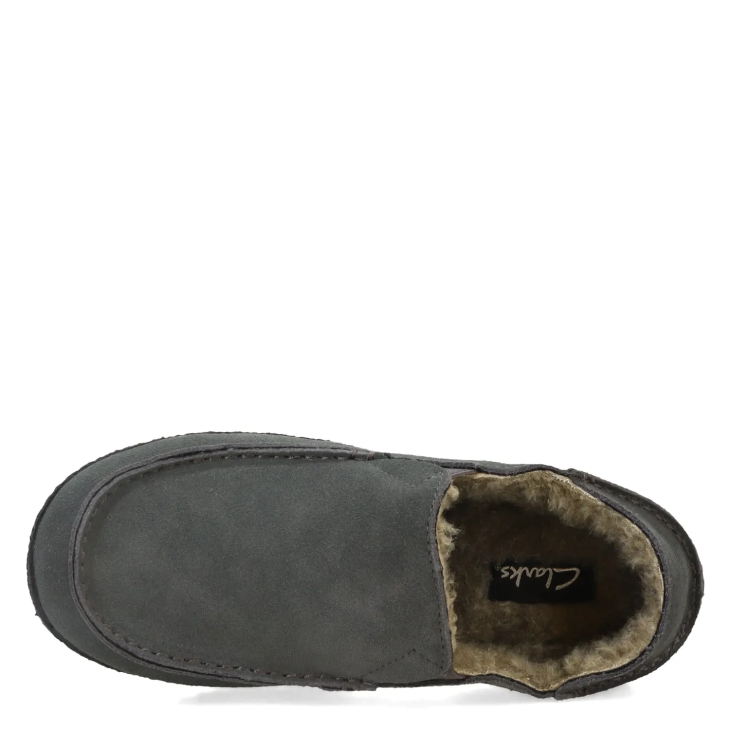 Slip-On Shoes*Clarks Men's , Suede Slipper Grey