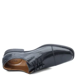 Oxfords*Clarks Men's , Tilden Cap Oxford Black