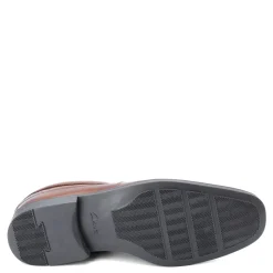 Loafers*Clarks Men's , Tilden Free Loafer Dark Tan Leather