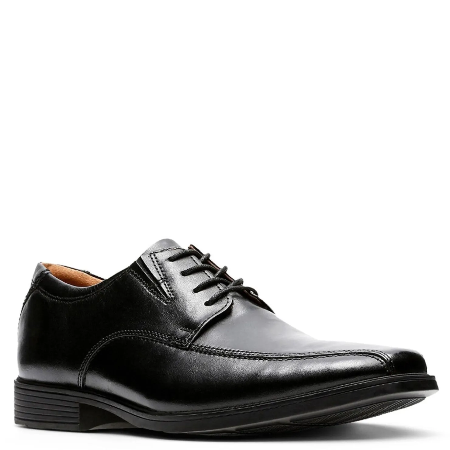Dress*Clarks Men's , Tilden Walk Oxford Black Leather
