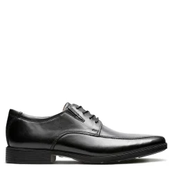 Dress*Clarks Men's , Tilden Walk Oxford Black Leather
