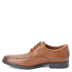 Dress*Clarks Men's , Tilden Walk Oxford Dark Tan Leather
