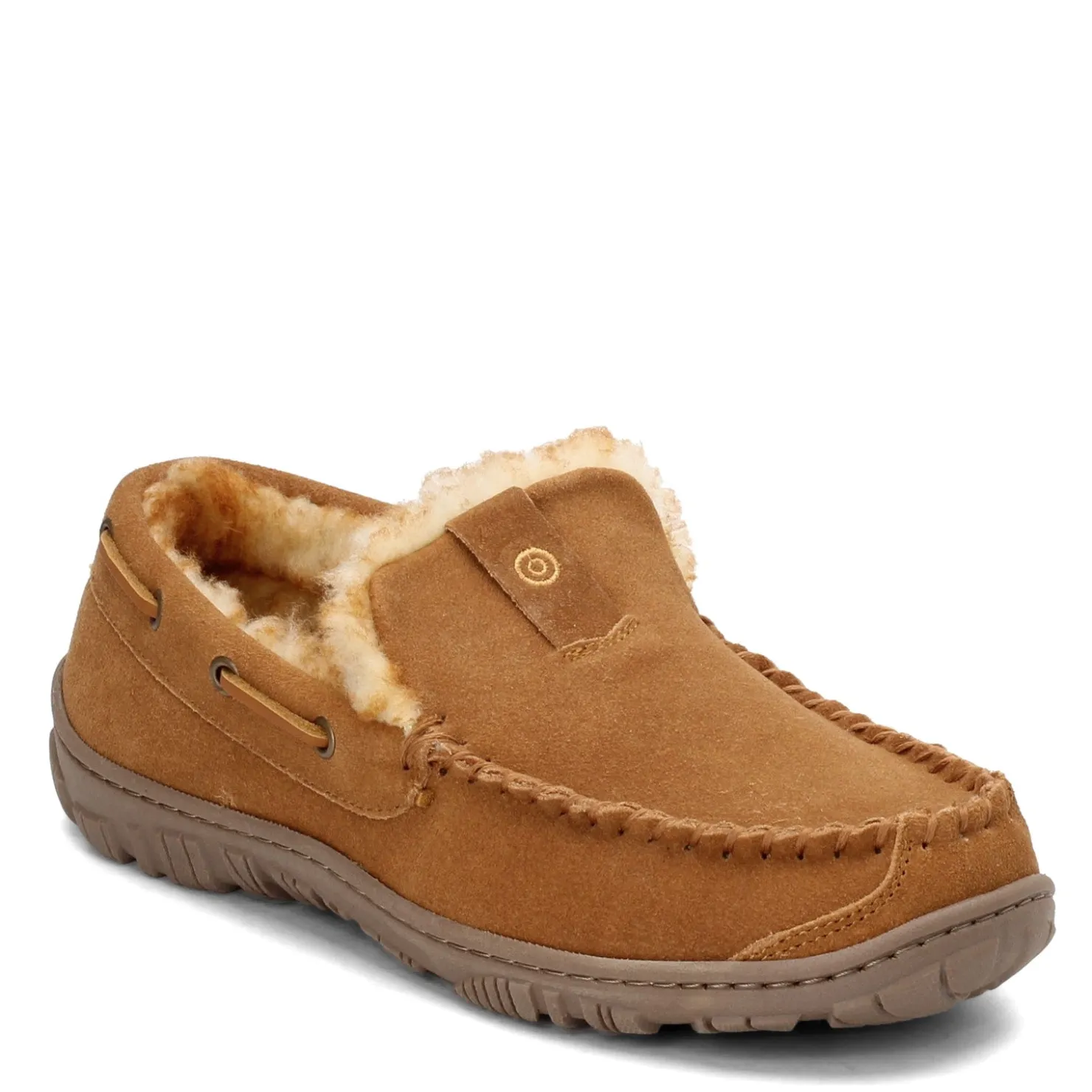 Loafers*Clarks Men's , Venetian Moccasin Slipper Cinnamon