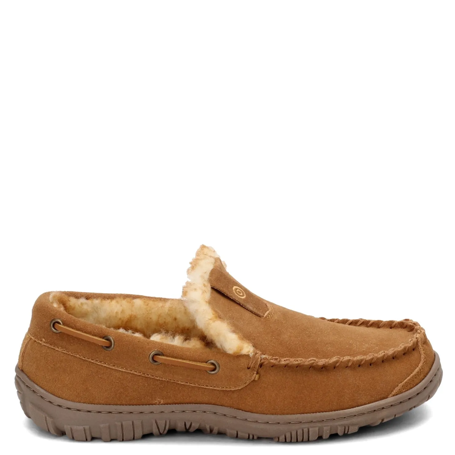 Loafers*Clarks Men's , Venetian Moccasin Slipper Cinnamon